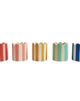Mini Scalloped Stripy Pot