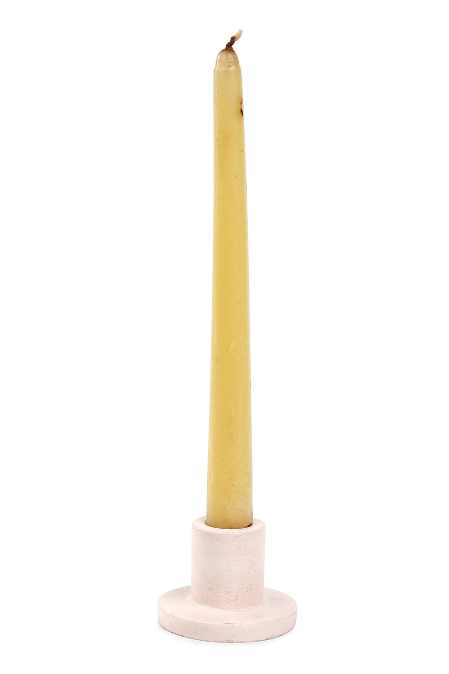 Ivory Minimalist Style Concrete Candle Holder