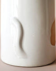 Textured Ceramic Cat Vase
