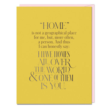 All Over the World Card