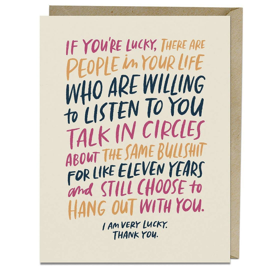 Talk In Circles Card