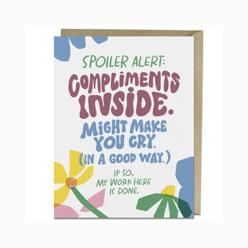 Compliments Inside Card