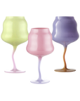 Retro Crystal Wine Glass