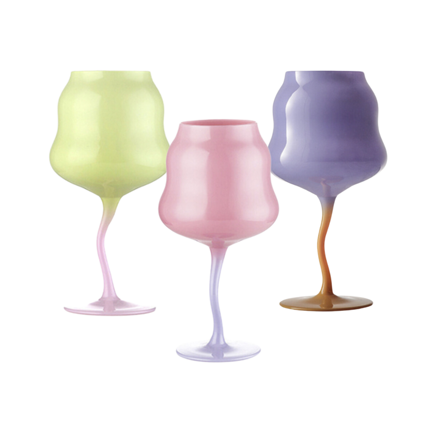 レトロクリスタルワイングラス