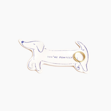 Sausage Dog Quote Trinket Dish