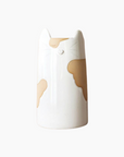 Textured Ceramic Cat Vase