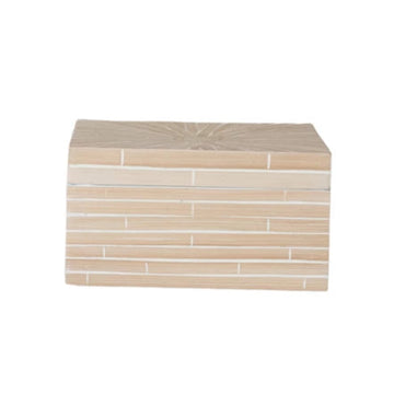 Large MDF & Bamboo Nesting Box with Inlay Pattern
