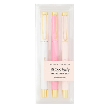 Boss Lady Metal Pen Set