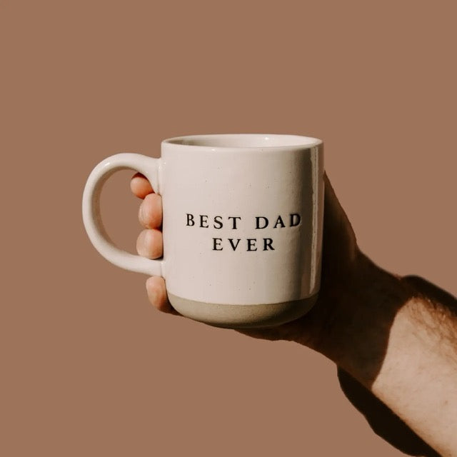 Best Dad Ever Stoneware Coffee Mug