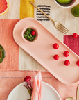 Handmade Serveware Pink Tray