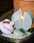 Knot Soy Pillar Candle