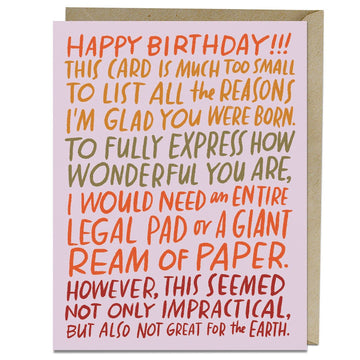 Paper Birthday Card