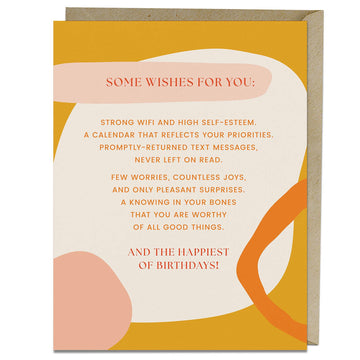 Some Wishes Birthday Card