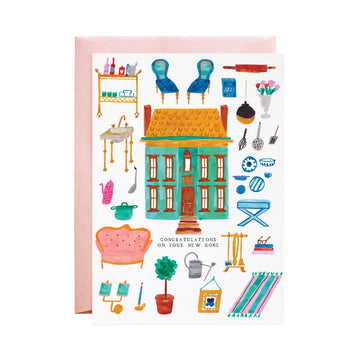We Bought a Dollhouse! Greeting Card