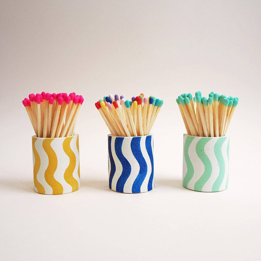 Squiggles Match Stick Holders