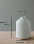 Minimalist Textured Scandinavian Bulb Vase