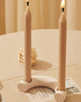 C Shaped Concrete Candle Holder