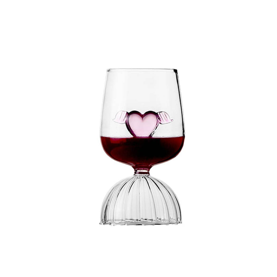 Cupid Wine Glass