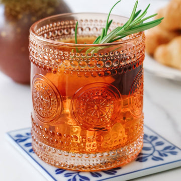 Old Fashioned Retro Drinking Glasses